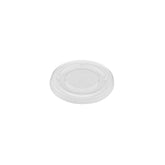 2500 قطعة 3 أونصة كوب حصة أسود بغطاء شفاف 80 سم مكعب